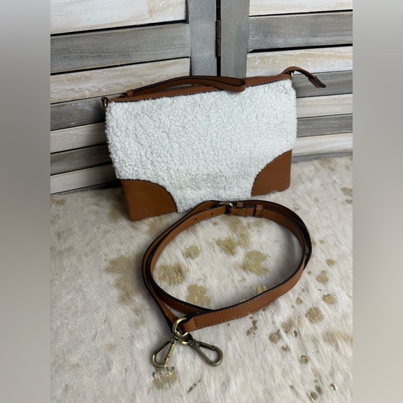J. Jill Handbags - J Jill - Brown and White Women's Crossbody Bag